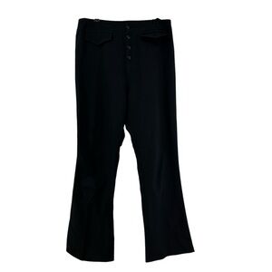 Deadstock Vintage Clock House Ultra High Rise Black Trouser Pant